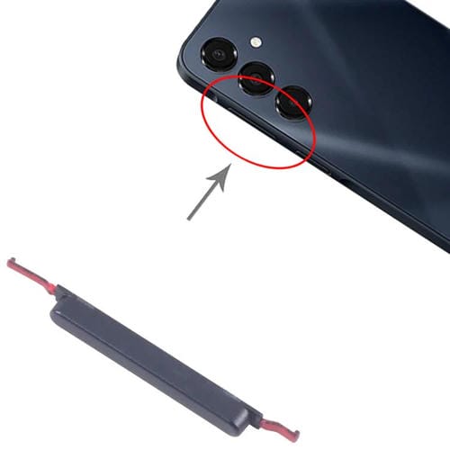 Pulsanti di controllo del volume Samsung Galaxy A16 5G SM-A166B (Nero) (10 pezzi)