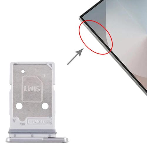 SIM Card Tray Samsung Galaxy Z Fold7 SM-F966B (Silver)