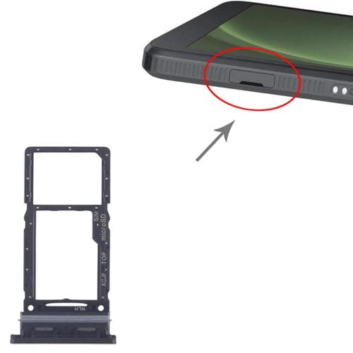 SIM Card and Micro SD Tray Samsung Galaxy Tab Active5 5G SM-X306 (Black)