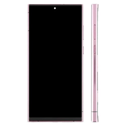 Pantalla LCD TFT de 6,72 pulgadas para Samsung Galaxy S22 Ultra SM-S908B, digitalizador completo con marco, sin identificación de huellas dactilares (morado)