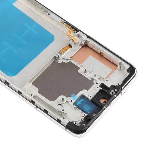 Pantalla LCD TFT de 6,12 pulgadas para Samsung Galaxy S21 5G SM-G991B, digitalizador completo con marco, sin identificación de huellas dactilares (plateado)