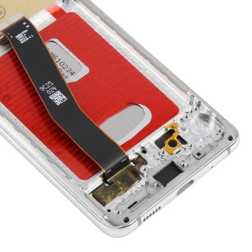 Pantalla LCD TFT de 6,12 pulgadas para Samsung Galaxy S20 4G SM-G980F, digitalizador completo con marco, sin identificación de huellas dactilares (plateado)