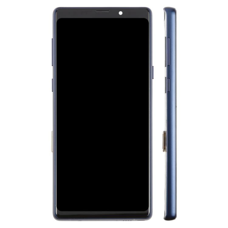 Pantalla LCD TFT de 6,33 pulgadas para Samsung Galaxy Note9 SM-N960F, digitalizador completo con marco (azul)