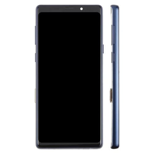 Pantalla LCD TFT de 6,33 pulgadas para Samsung Galaxy Note9 SM-N960F, digitalizador completo con marco (azul)