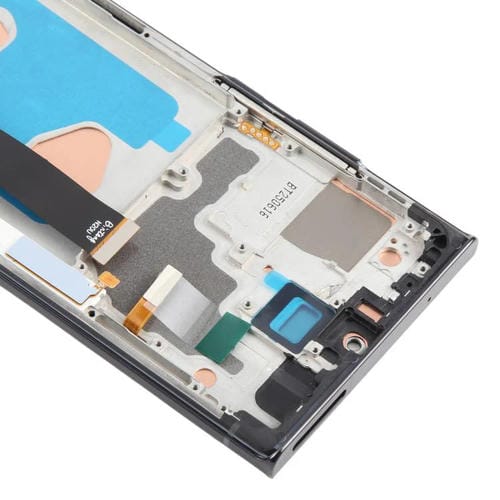 Pantalla LCD TFT de 6,72 pulgadas para Samsung Galaxy Note20 Ultra SM-N986B, digitalizador completo con marco, sin identificación de huellas dactilares (negro)