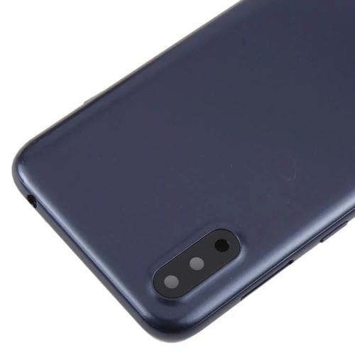 Carcasa trasera con tapa para lente de cámara para Samsung Galaxy A01 SM-A015F (azul)