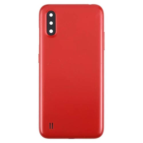 Carcasa trasera con tapa para lente de cĂĄmara para Samsung Galaxy A01 SM-A015F (roja)
