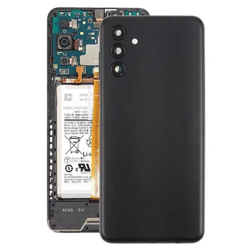 Carcasa trasera con tapa para lente de cĂĄmara para Samsung Galaxy A04s SM-A047F (negro)