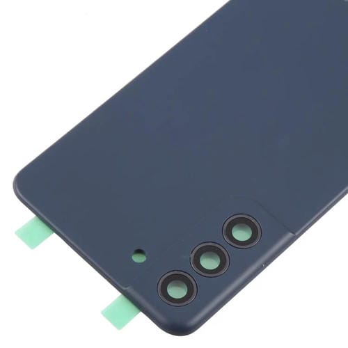 Carcasa trasera con tapa para lente de cámara para Samsung Galaxy S21 FE SM-G990B (azul)