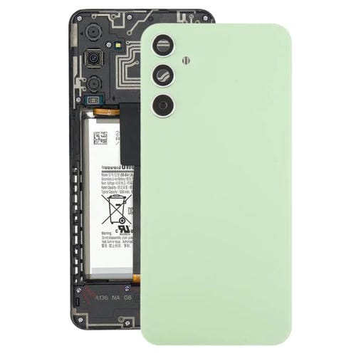Carcasa trasera con tapa para lente de cámara para Samsung Galaxy A34 SM-A346B (verde)