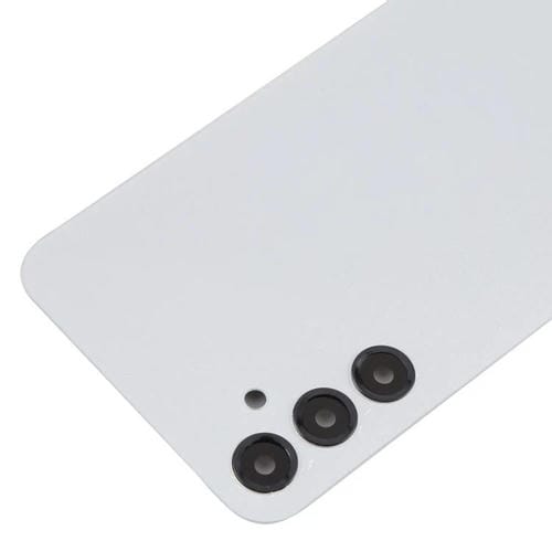 Carcasa trasera con tapa para lente de cámara para Samsung Galaxy A24 SM-A245 (plateada)
