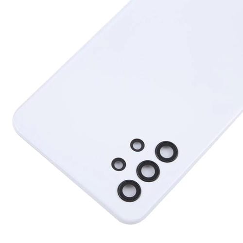 Tapa trasera de batería y lente de cámara para Samsung Galaxy A32 4G SM-A325F (blanca)
