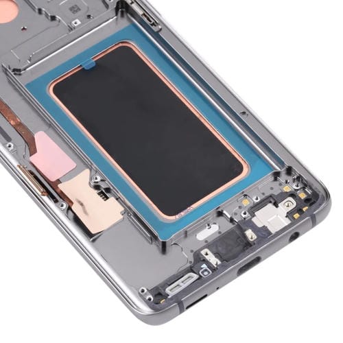 LCD-Bildschirm Super AMOLED Samsung Galaxy S9 mit Rahmen (Grau)