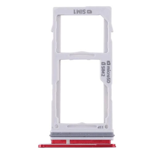 SIM Card and Micro SD Tray Samsung Galaxy S10+/S10/S10e (Red)