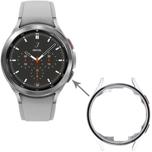 Placa Bisel Pantalla Samsung Galaxy Watch 4 44mm SM-R870 R875 (Plata)