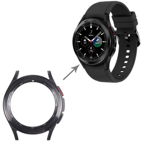Lünetten-LCD-Displayabdeckung Samsung Galaxy Watch 4 Classic 42mm SM-R880 (Schwarz)