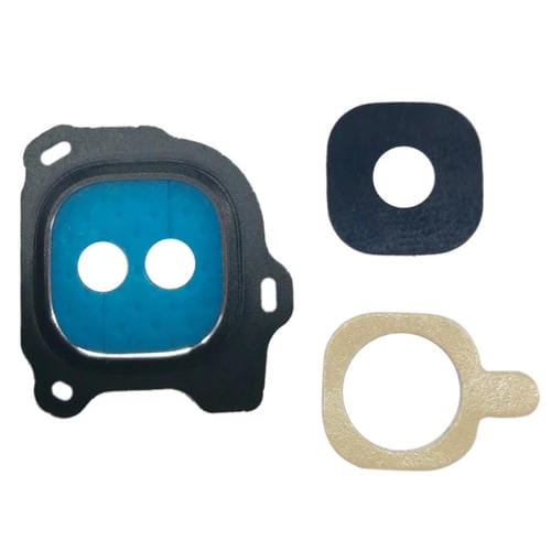 Kameraglasabdeckung Samsung Galaxy J6 - (10 Stück) (Schwarz)