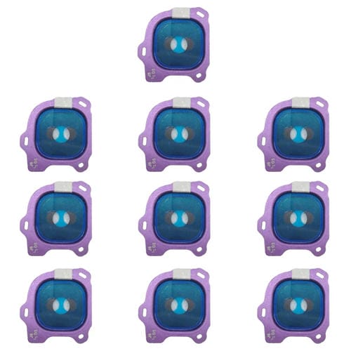 Tampa da Lente da Câmara Samsung Galaxy J6, (10 Peças) (Roxo)