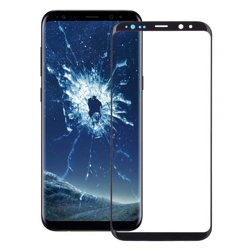 Écran frontal Samsung Galaxy S9 Lentille en verre extérieure avec adhésif OCA (Transparent)