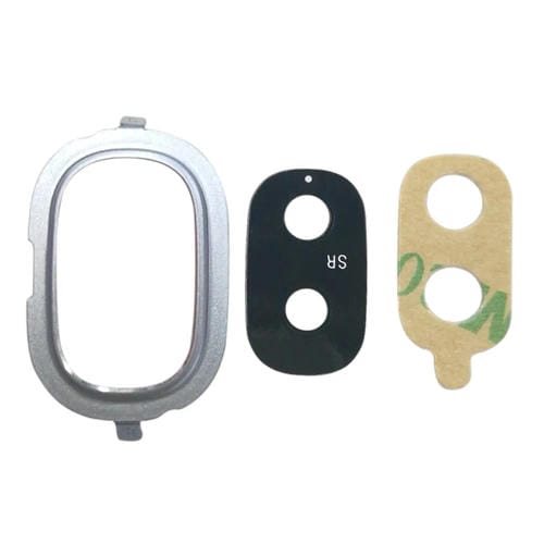 Aro da Câmara Traseira Samsung Galaxy J4 com Lente e Adesivo (Azul)