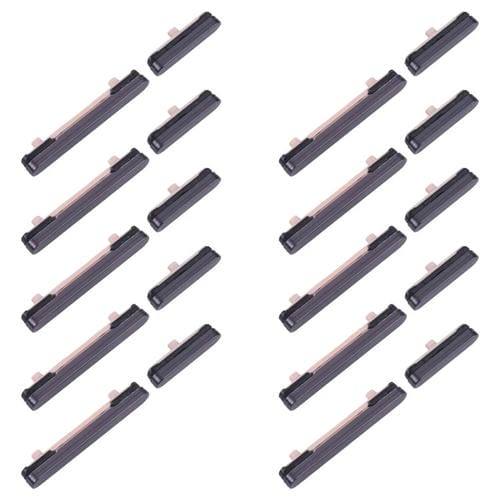 Boutons d'alimentation et de volume Samsung Galaxy S24+ SM-S926B (Noir) - Pack de (10 pièces)