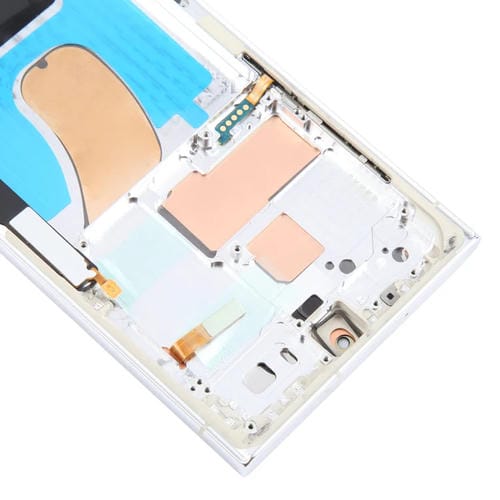 Vollbild-OLED-Display mit Rahmen Samsung Galaxy S23 Ultra 5G SM-S918U US Edition 6,78" (Silber)