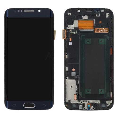 Écran LCD Super AMOLED Samsung Galaxy S6 Edge SM-G925F avec cadre (Noir)