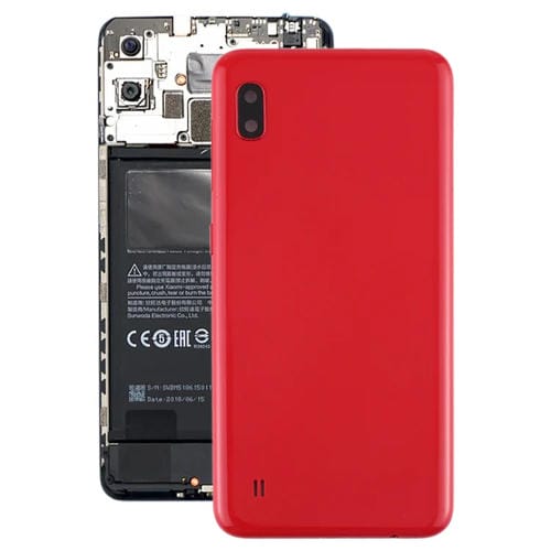 Battery Cover Samsung Galaxy A10 SM-A105 Back Cover with Lens and Keys (Red)
