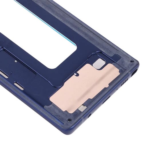 Placa de Bisel de Marco Medio Samsung Galaxy Note 9 SM-N960 con Teclas Laterales (Azul)