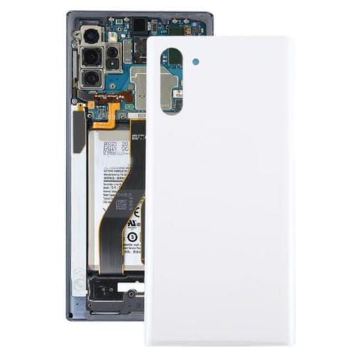 Couvercle arrière de batterie Samsung Galaxy Note 10 (Blanc) Couverture