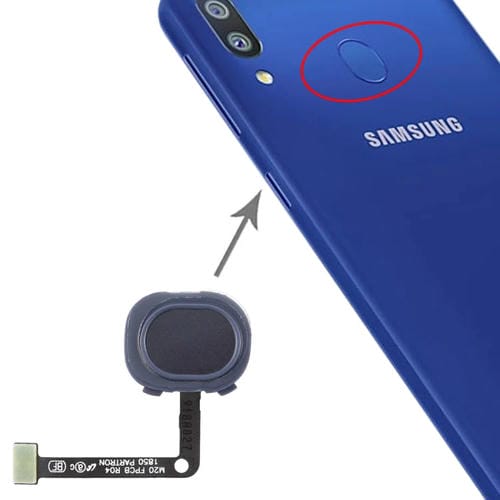 Flexkabel Fingerabdrucksensor Samsung Galaxy M20 (Schwarz)