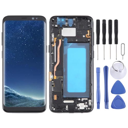 Pantalla TFT Completa Samsung Galaxy S8 SM-G950 con Marco (Negro)