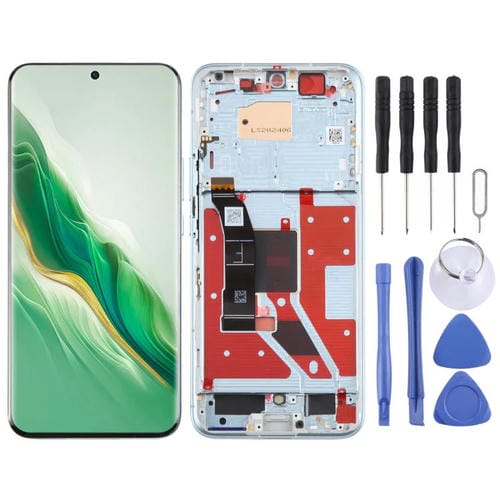 Vollbild Original Honor Magic 6 mit Rahmen (Blau)