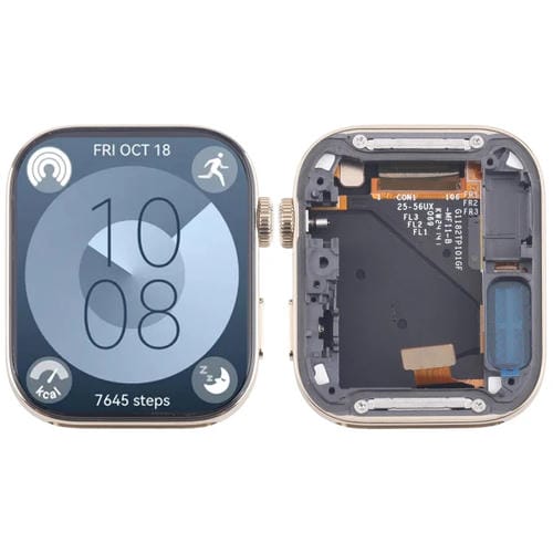 Ecrã Completo Original Huawei Watch Fit 3 com Moldura (Dourada)