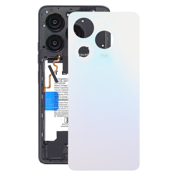 Coperchio Posteriore della Batteria Tecno Spark 20C (Bianco) Originale