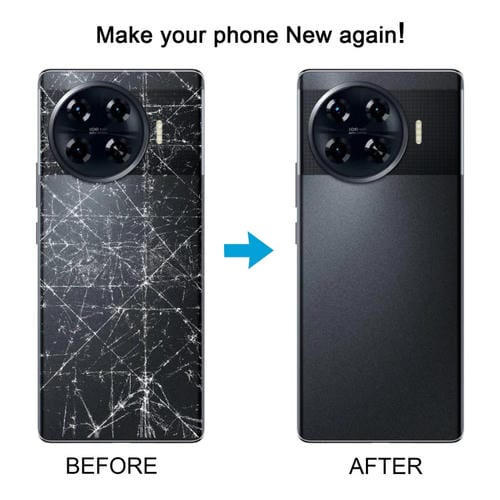 Back Battery Cover Tecno Spark 20 Pro + (White)