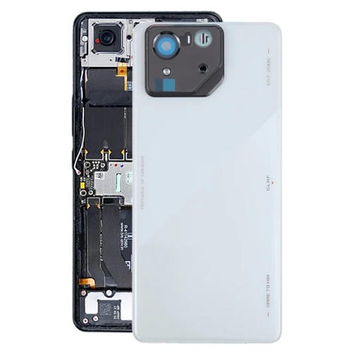 Back Cover of Glass Battery with Camera Frame Asus Rog Phone 8 Pro Ai2401 (Gray)