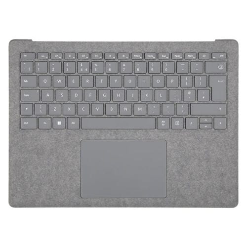 British Keyboard Housing with Touchpad Microsoft Surface Laptop 3 / 4 / 5 13.5 Inches (Gray)