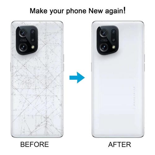 Rückseite Batterieabdeckung Oppo Find X7 (Weiß)