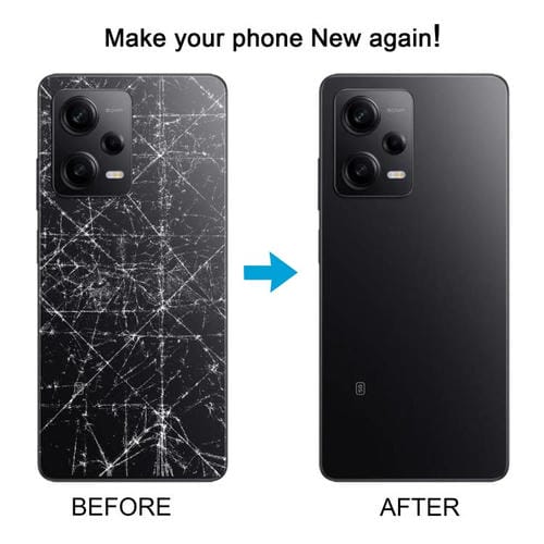 Couvercle Arrière Batterie Xiaomi Redmi Note 12 Pro+ 5G (Noir)