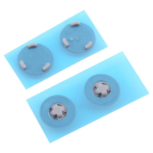 Alfombrillas de Goma 4 en 1 Microsoft Surface Laptop 3 / 4 / 5 (Plata)