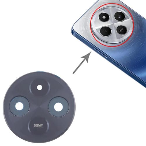 Rear Camera Lens Cover Xiaomi Redmi 14C 4G (Black) Original