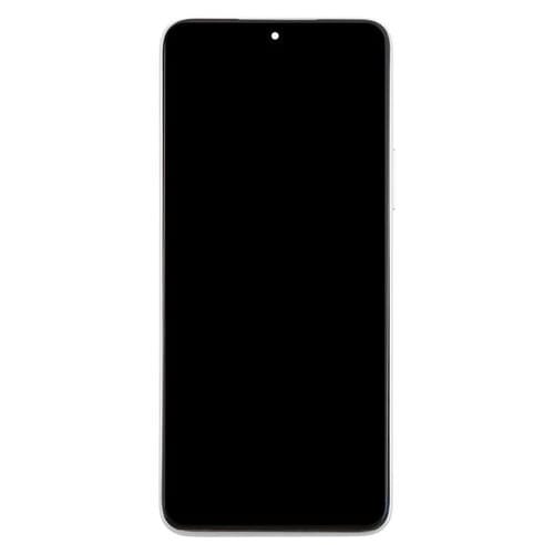 Vollbild Original Honor X60 Display und Rahmen (Silber)