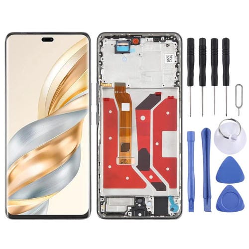 Vollbild Original und Rahmen Honor X60 Pro (Schwarz)