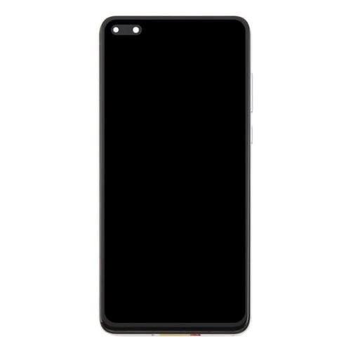 Schermo Completo TFT Huawei P40 con Cornice senza Identificazione delle Impronte (Argento)