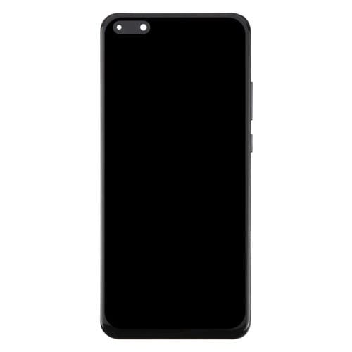 Schermo Completo TFT Huawei P40 Pro con Cornice senza Sensore di Impronte Digitali (Nero)