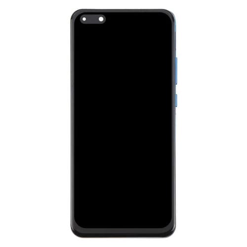 Schermo Completo TFT Huawei P40 Pro con Cornice senza Identificazione delle Impronte Digitali (Blu)
