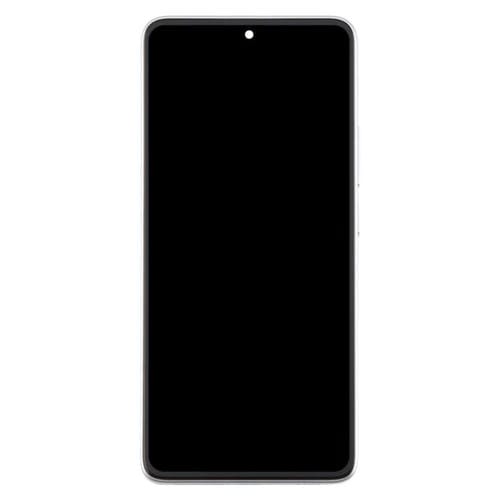 Vollbild Original AMOLED Display Xiaomi Redmi Note 14 4G mit Rahmen (Silber)