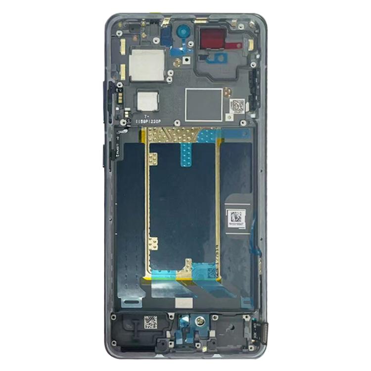 Cadre central OnePlus 13R CPH2645 CPH2691 CPH2647 Plaque de lunette (Noir)