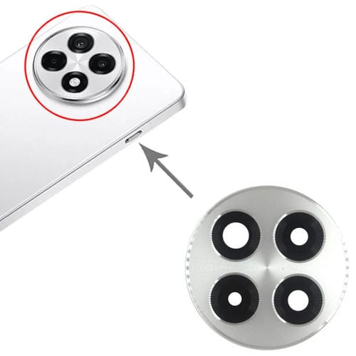 Objectif de caméra arrière Pkr110 OnePlus Ace 5 Pro (Argenté)